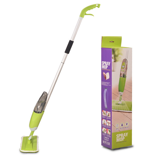 Foldable Flat Microfiber Refillable Spray Mop For Hardwood Floors