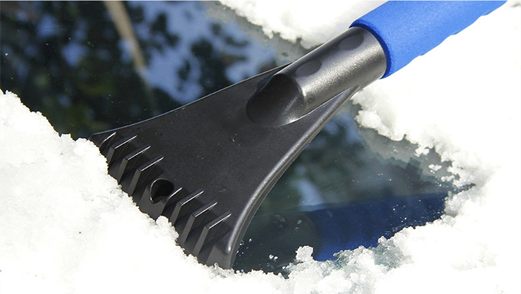 snow brush and ice scraper