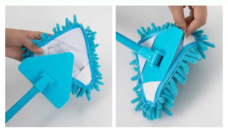 rotatable triangle cleaning mop