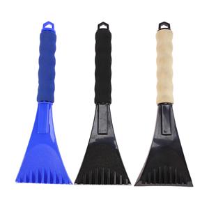 Plastic Windshield Ice Scraper With Sponge Handle