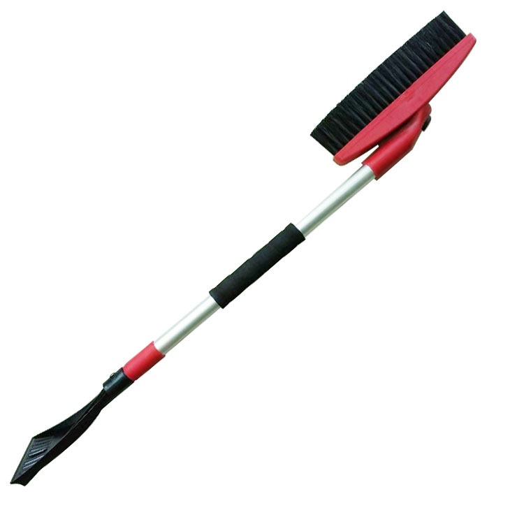 Long Handle 360 Degree Rotary Ice Scraper With Snow Brush In Car Wash Brushes