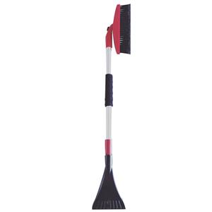 Long Handle 360 Degree Rotary Ice Scraper With Snow Brush In Car Wash Brushes