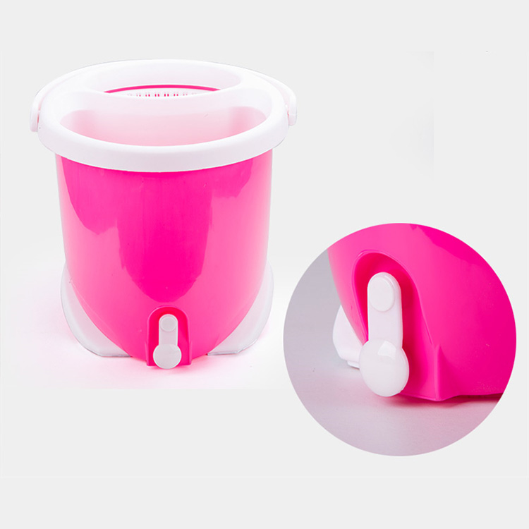 Easy Plastic Spin Mop And Bucket Set