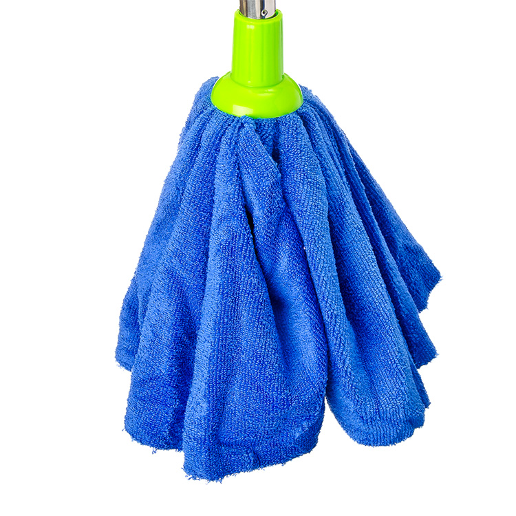 Screw On Microfiber Cloth Wet Floor Mop Heads