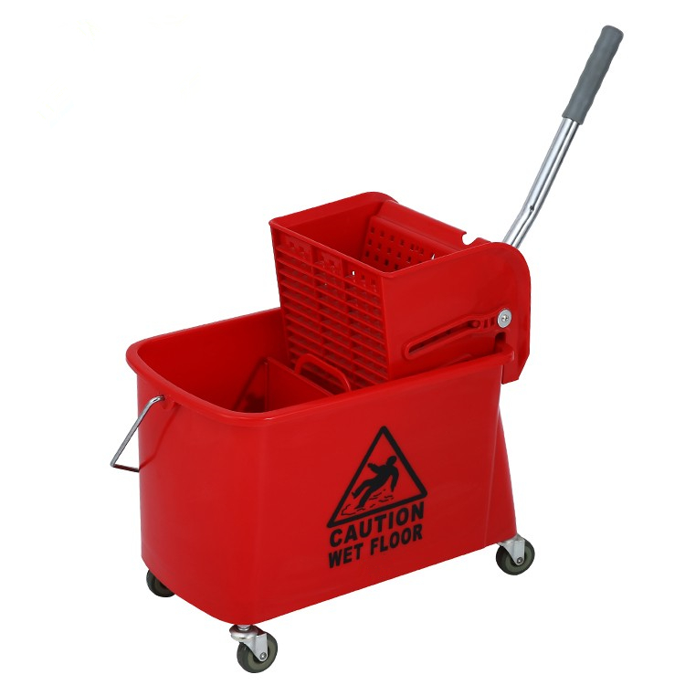 Single Small Mop Bucket With Wringer For Home