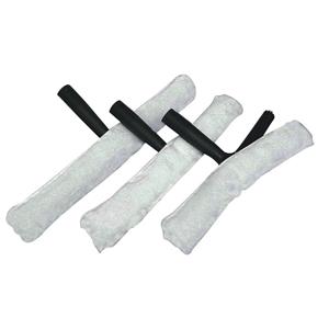 Raclette et laveur de vitres en microfibre avec manche