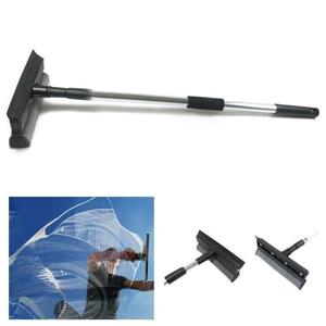 Ergonomic Auto Squeegee Durable Plastic Handle Stainless Steel Pole Heavy-Duty Lightweight Modern Mesh Household Cleaning Tool