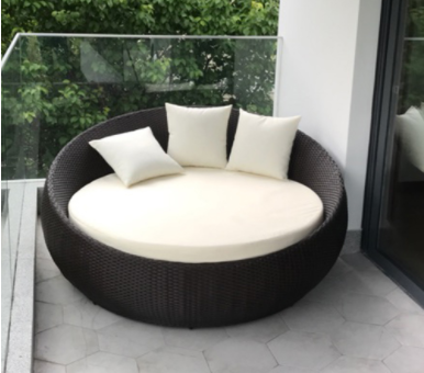 Round Outdoor Cushions Patio Daybed With Canopy Manufacturers, Round Outdoor Cushions Patio Daybed With Canopy Factory, China Round Outdoor Cushions Patio Daybed With Canopy