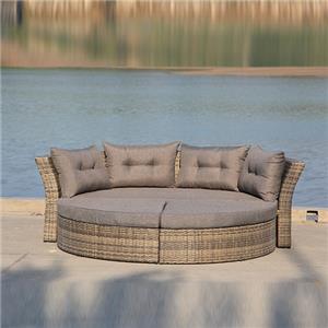 Sunbathing Sun Cool Suede Double Chaise Lounge Hammock Bed