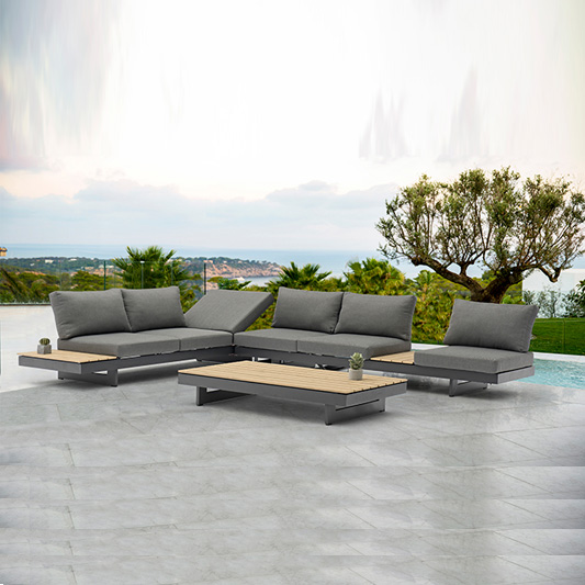 Patio Outdoor Corner Sofa Set