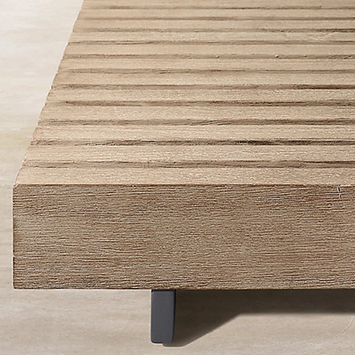 wood outdoor sofa