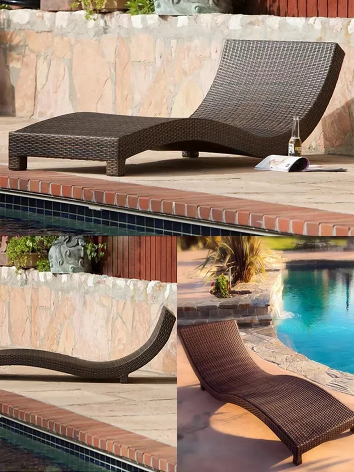 outdoor lounge chair wicker