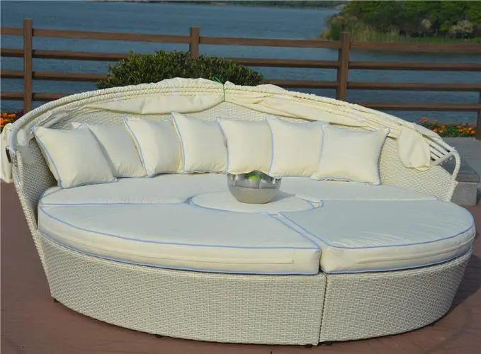 outdoor rattan sofa bed
