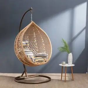 double outdoor egg chair