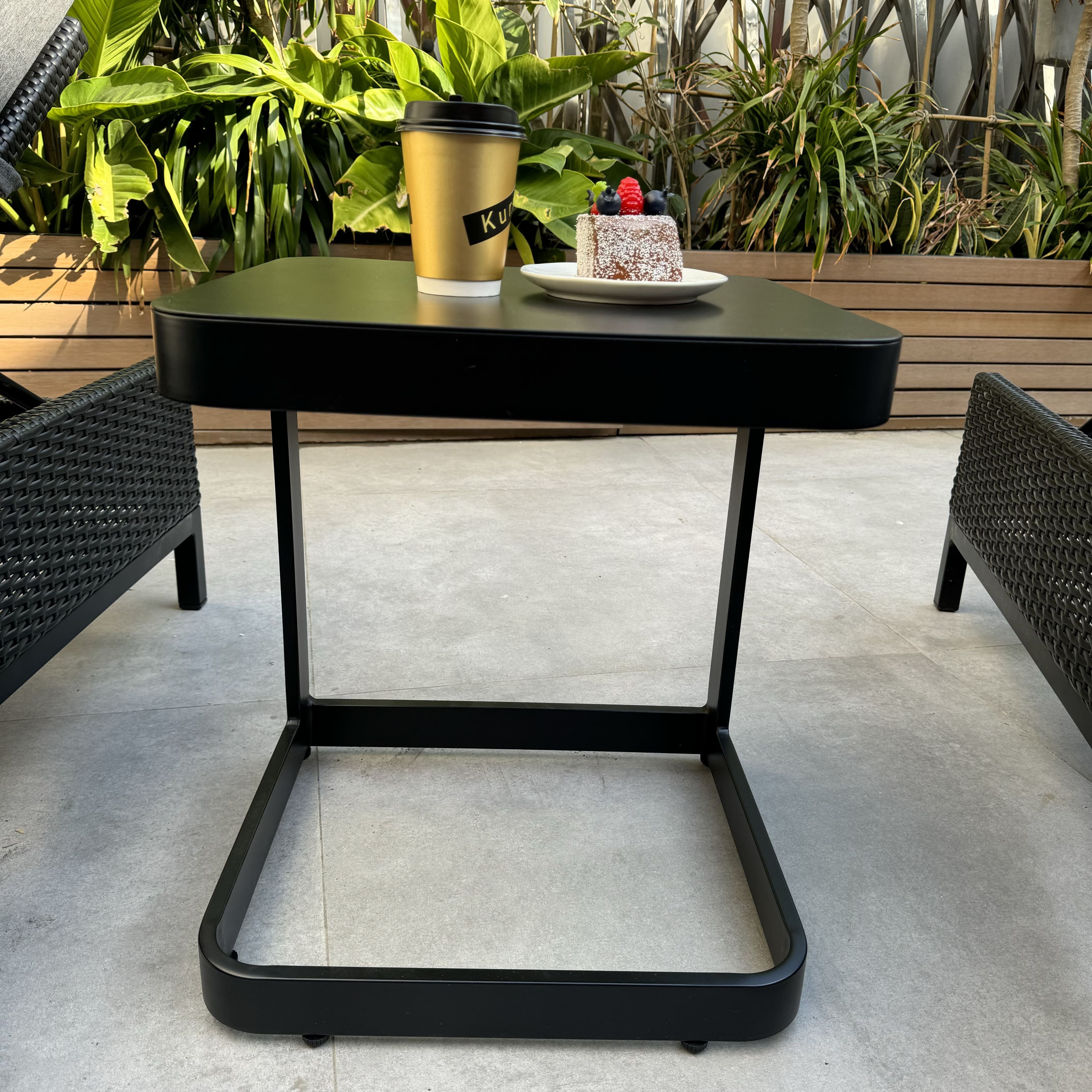 Gartenmöbel-Esstisch-Set für den Außenbereich