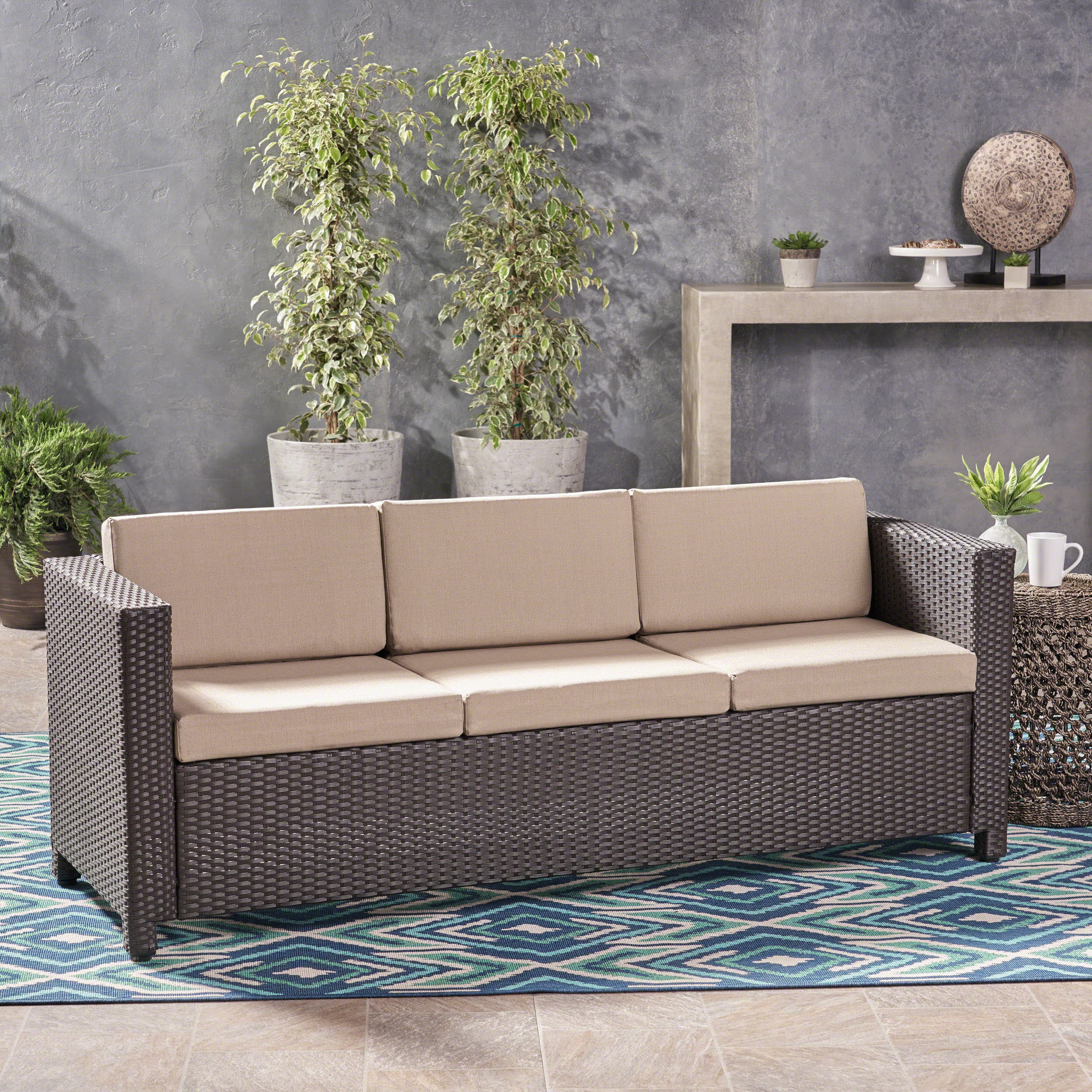 rattan couch outdoor