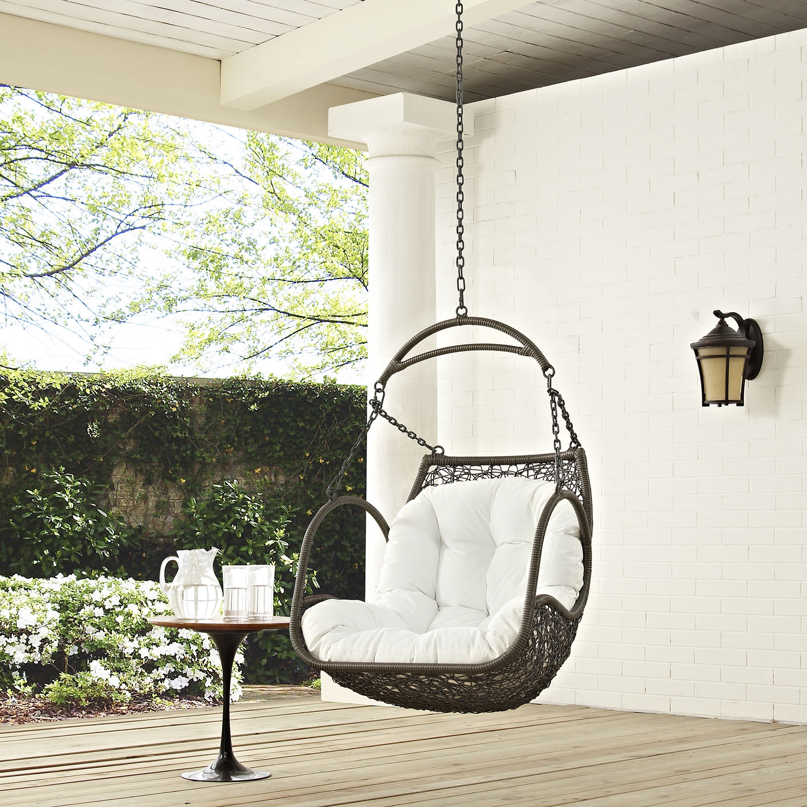 outdoor garden swing chair