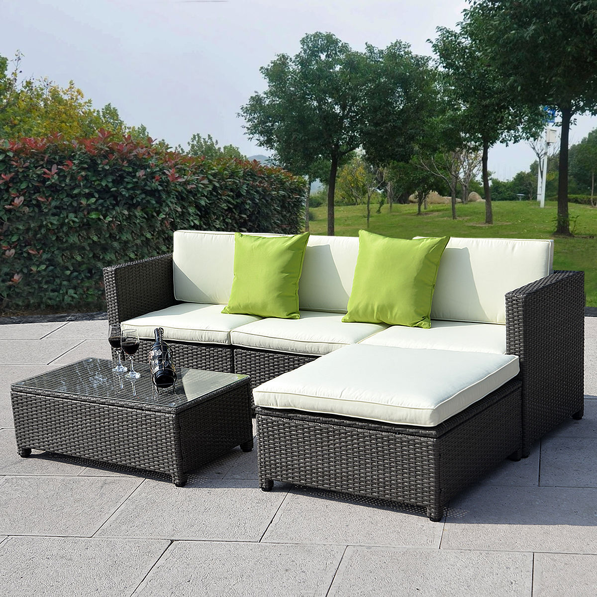 rattan couch outdoor