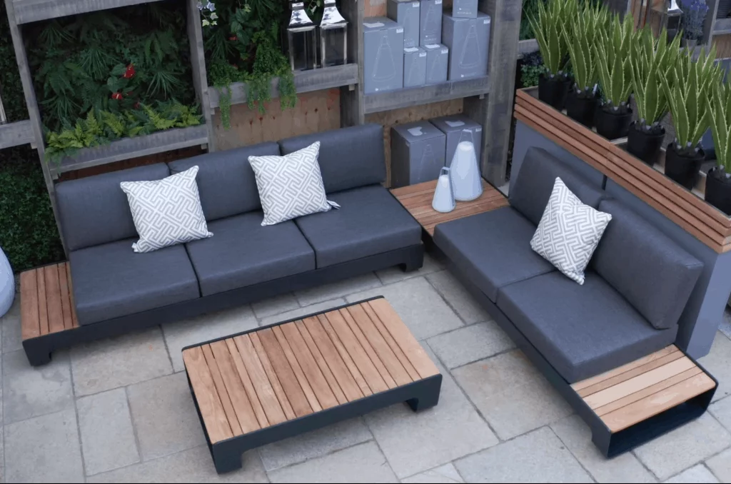 outdoor garden corner sofa