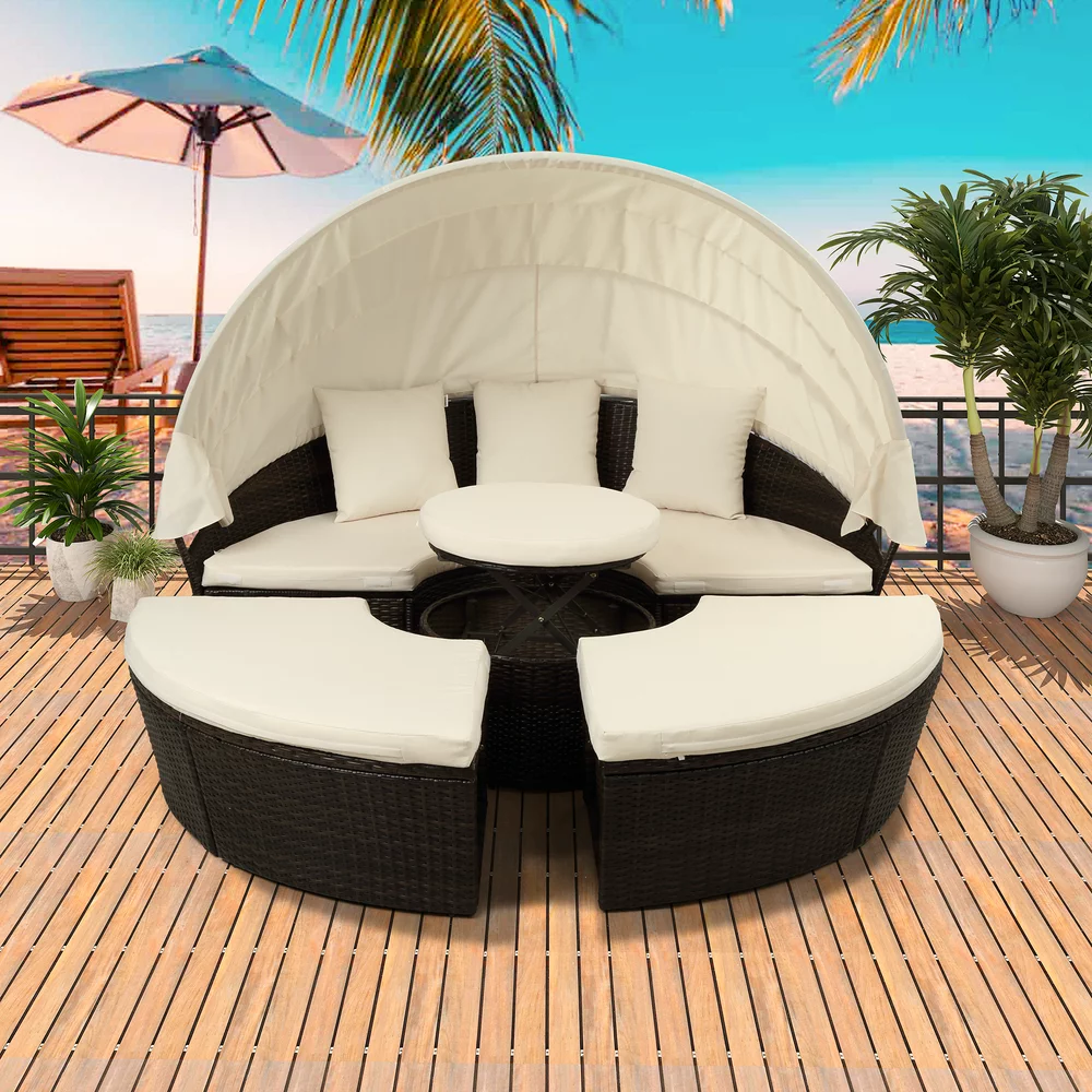 How long is the service life of outdoor sofa bed?