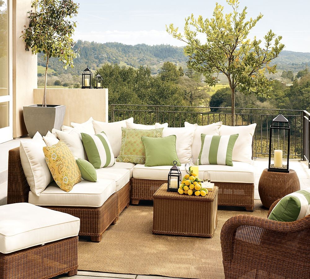 patio furniture outside