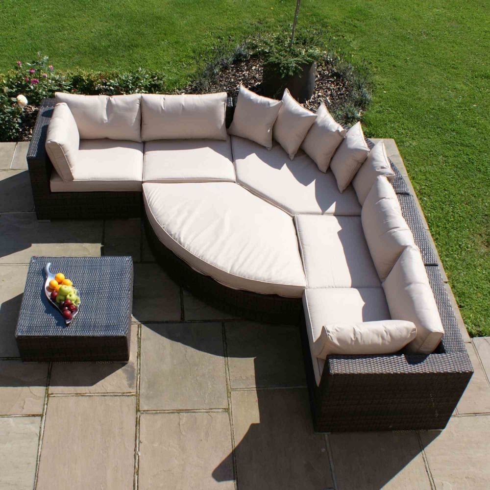 outdoor garden corner sofa