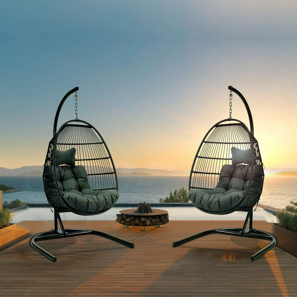outdoor egg swing chair
