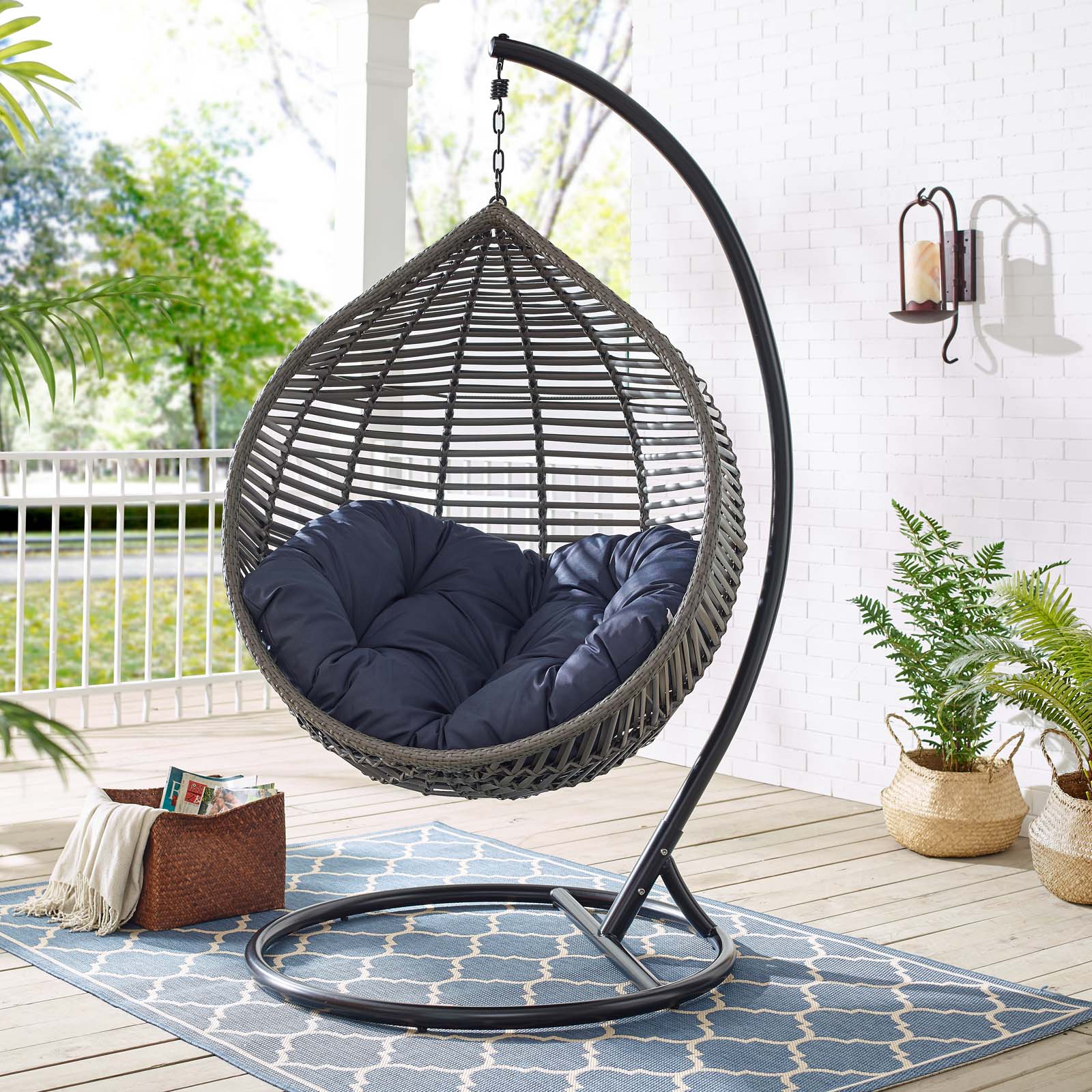 outdoor garden swing chair