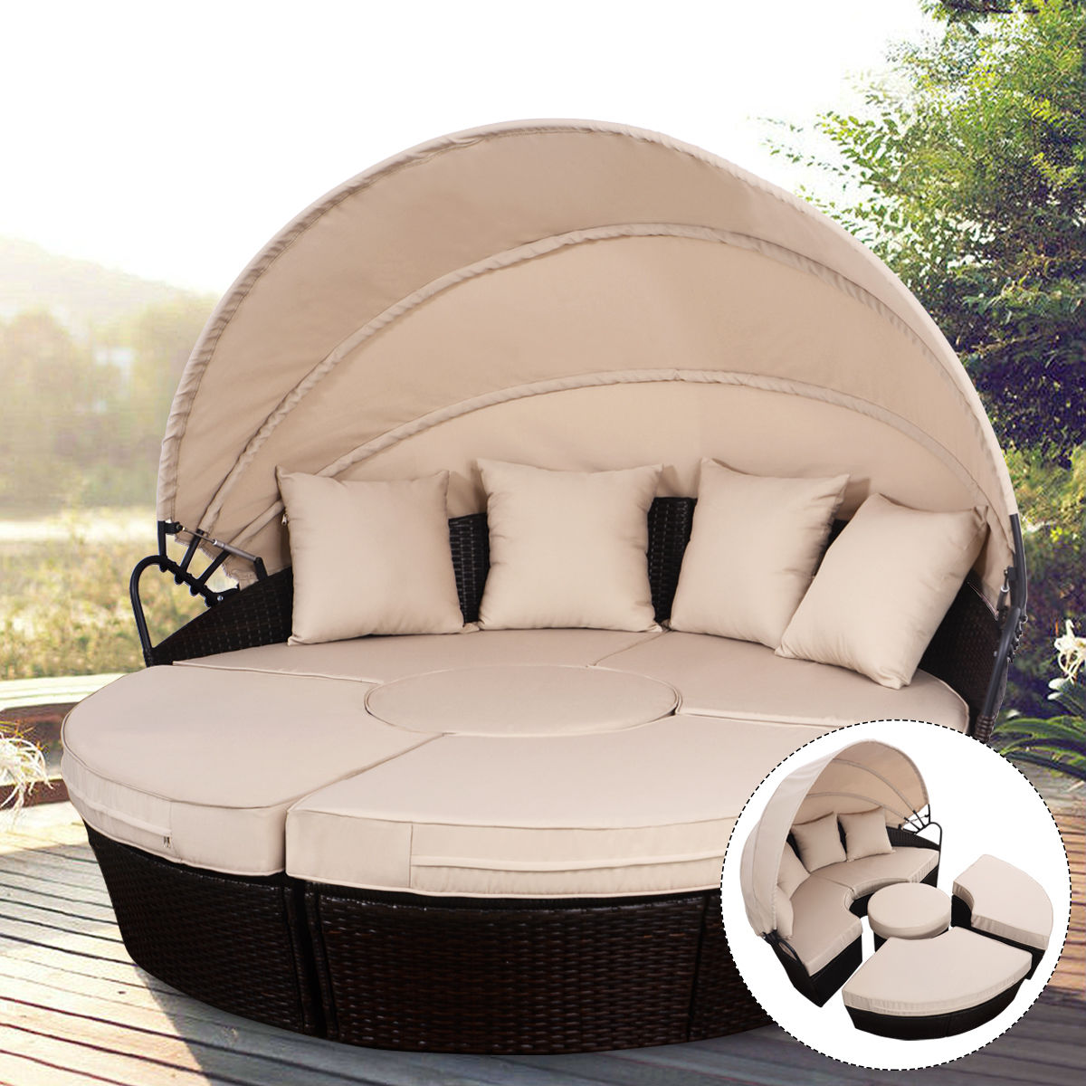 outdoor couch bed