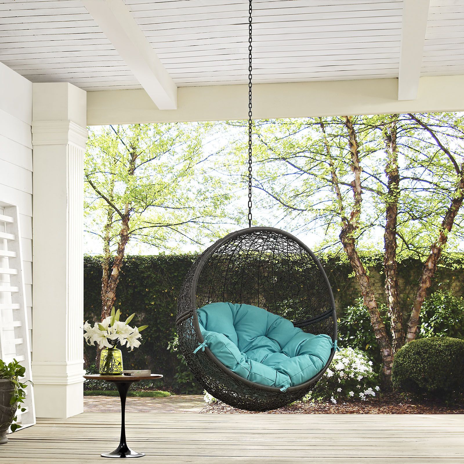 Terrace swing chairs