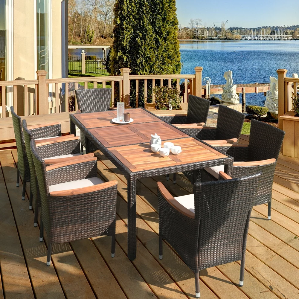 Modern teak patio furniture