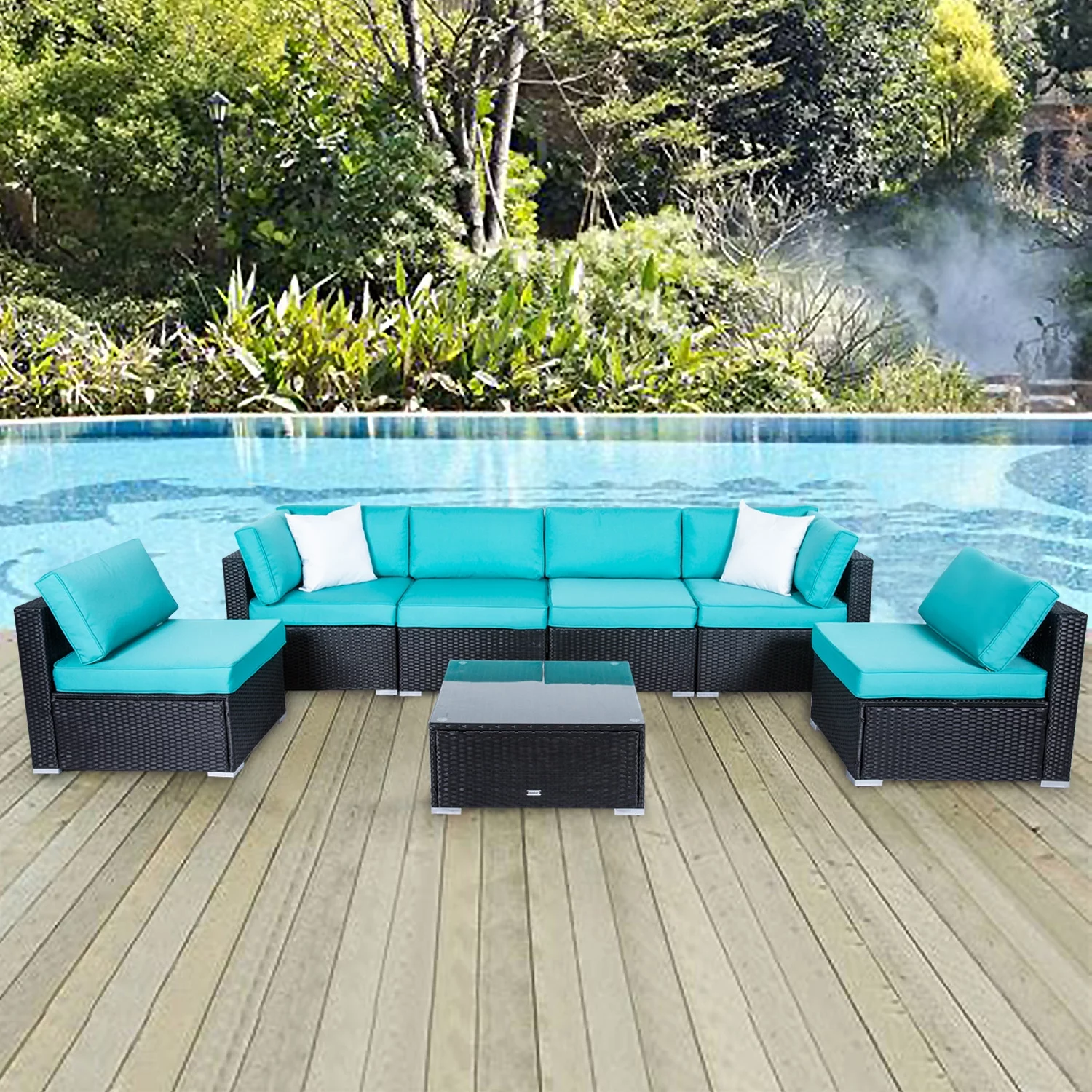 mixing patio furniture