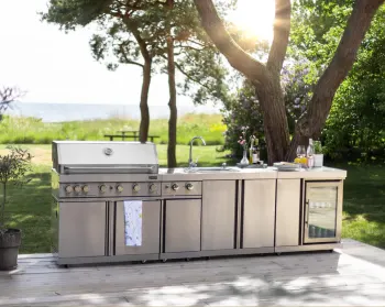 屋外キッチンキャビネットの究極ガイド：機能性とスタイルの融合