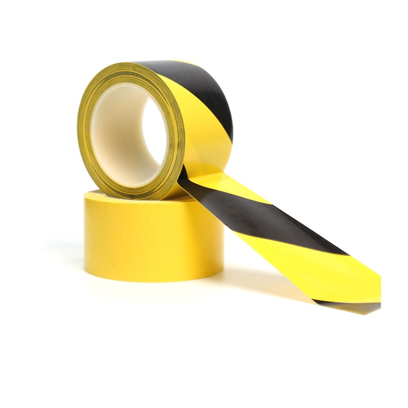 10M BLACK AND YELLOW PVC ROLL SELF ADHESIVE HAZARD SAFETY CAUTION WARNING TAPE 