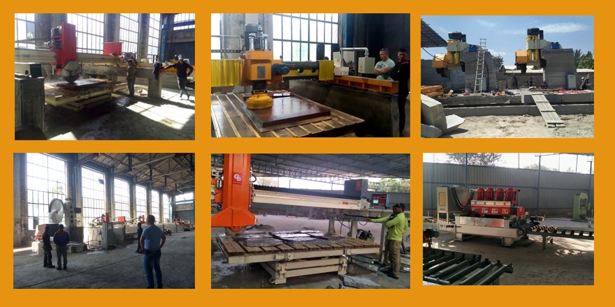 Our Machines working photos in different countries.