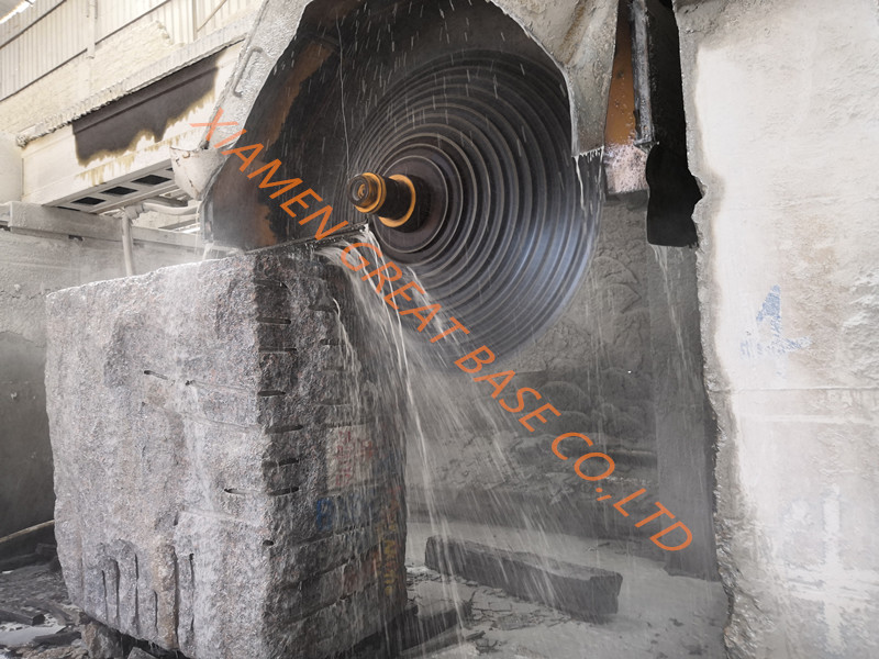 GreatBase GBQQJ Multi Blade Bridge Type Hydraulic Up/Down Stone Cutting Machine