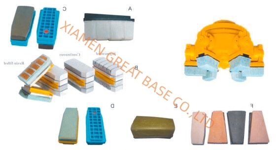 GreatBase QSM-100/2000 Bridge Type Single Head Polishing Machine (fickert abrasive)