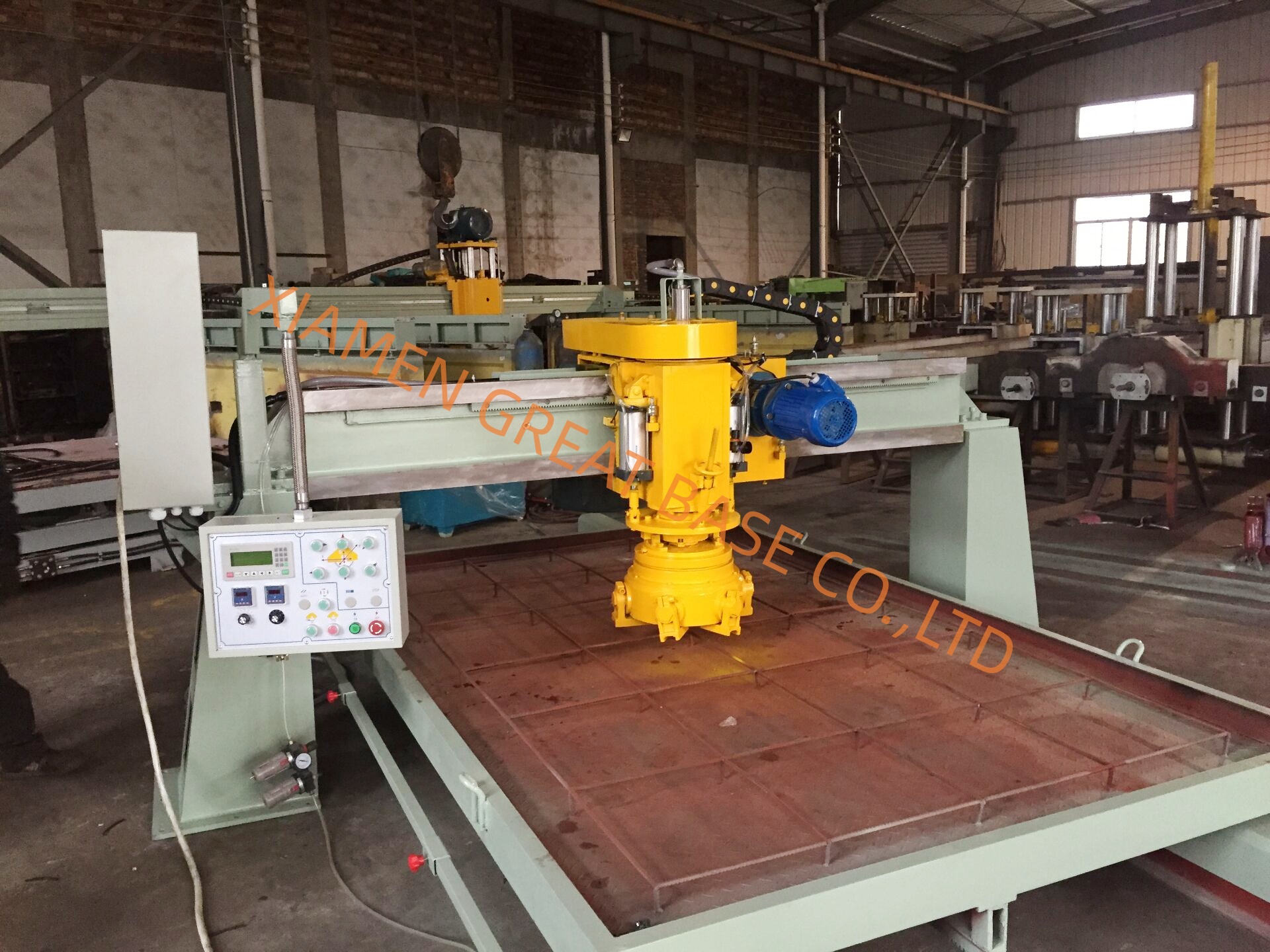 GreatBase QSM-100/2000 Bridge Type Single Head Polishing Machine (fickert abrasive)