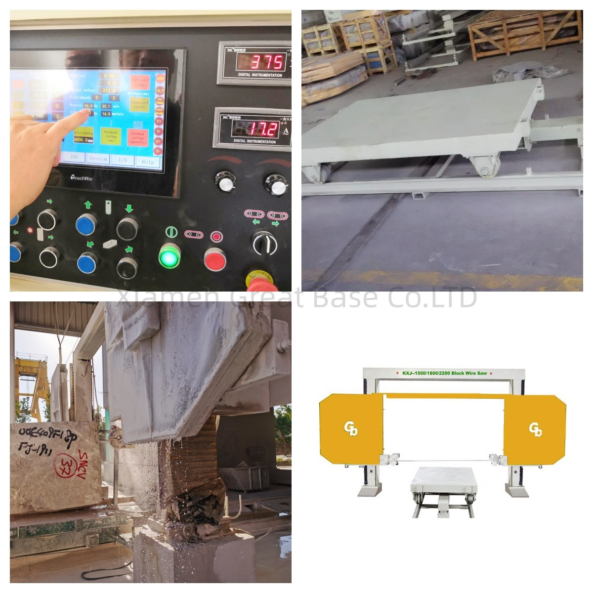 Block Cutting Wire Saw Machine Block Cutting Wire Saw Machine