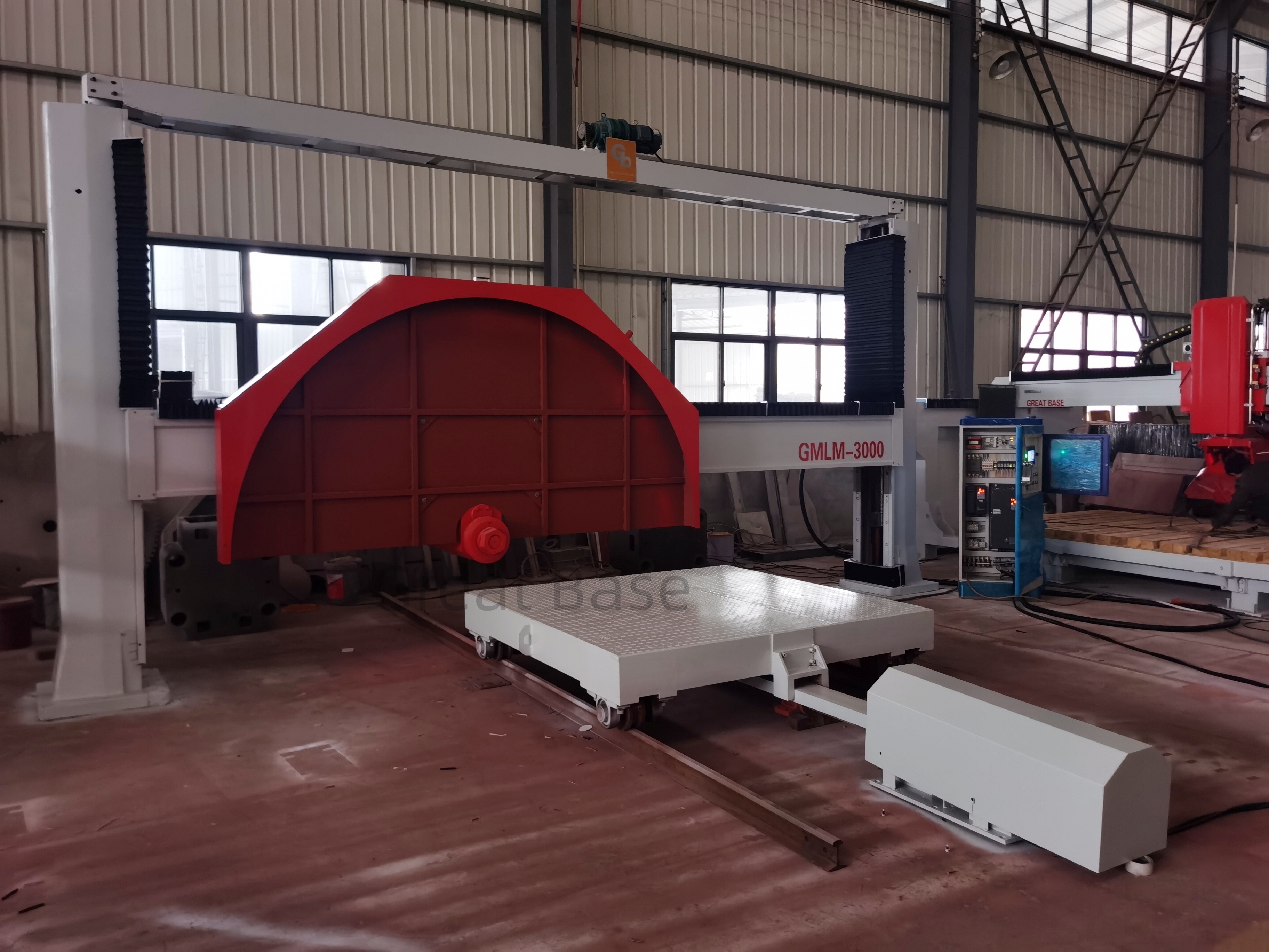 GreatBase GBLM-2200/2500/3000/1600 Gantry Type Stone Cutting Machine