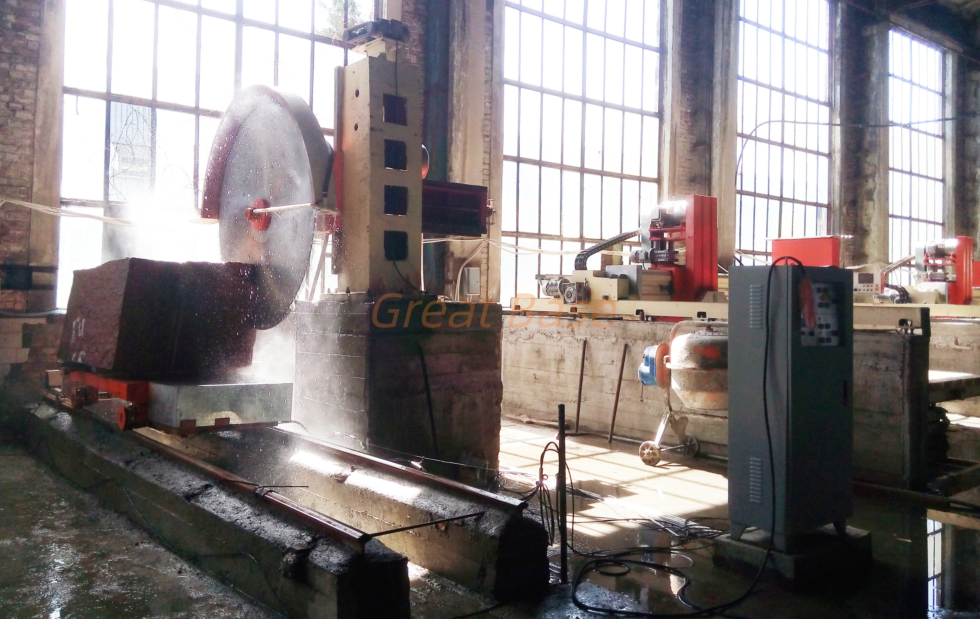 GreatBase GBZQ-1800 Single Pillar Stone Cutting Machine