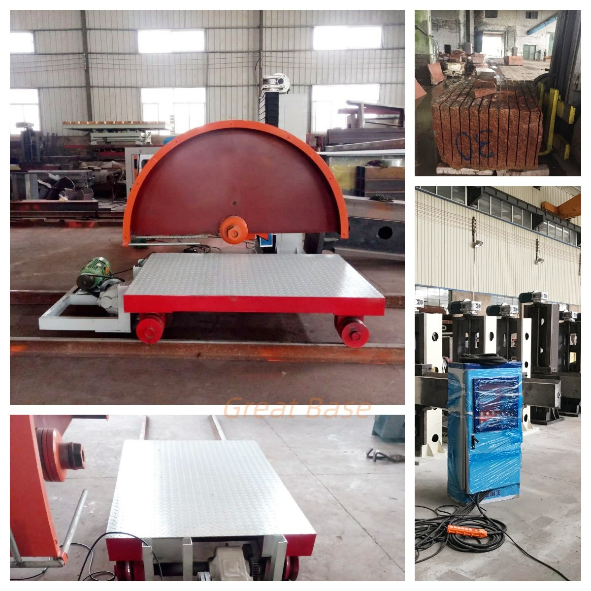 Single Pillar Stone Cutting Machine