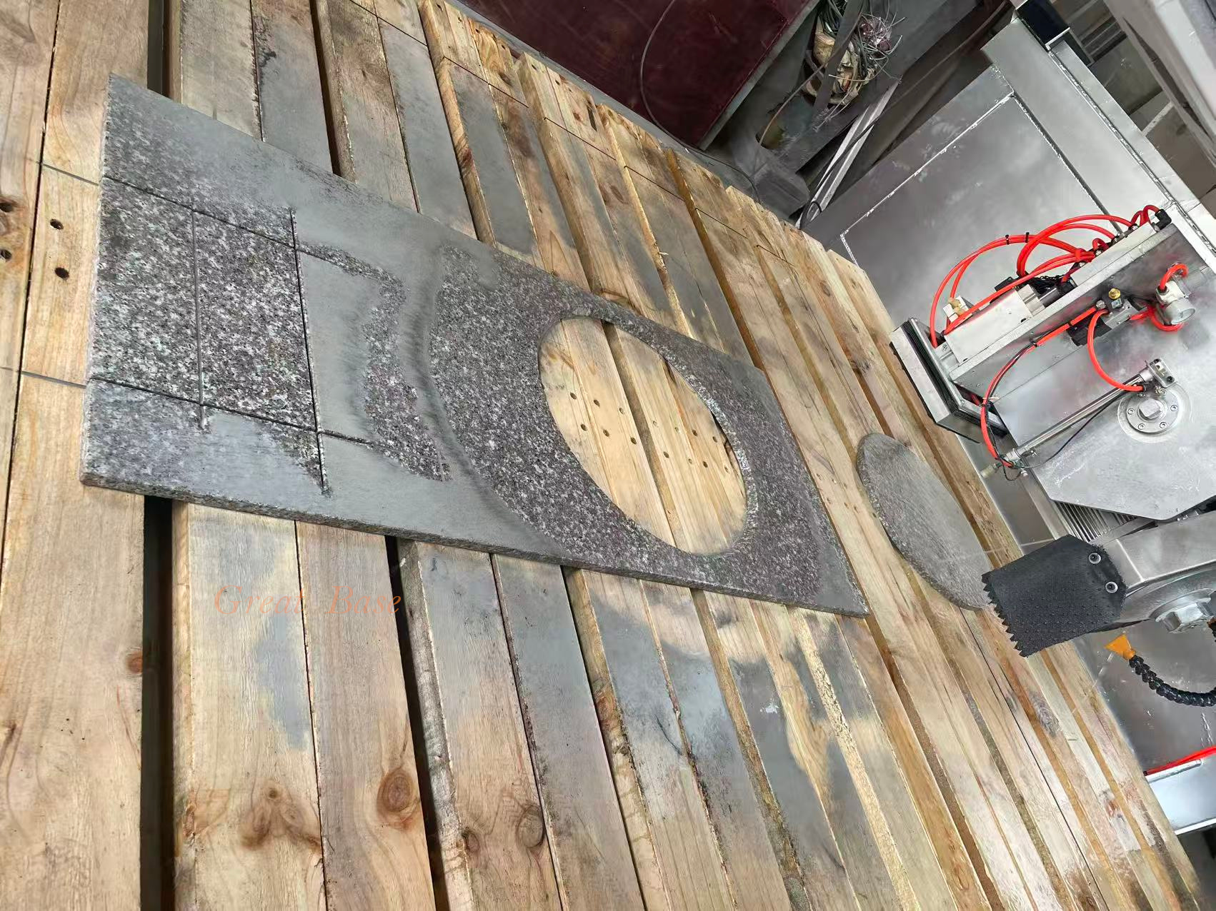 GBHW-400/600-4axis CNC Bridge Saw Machine
