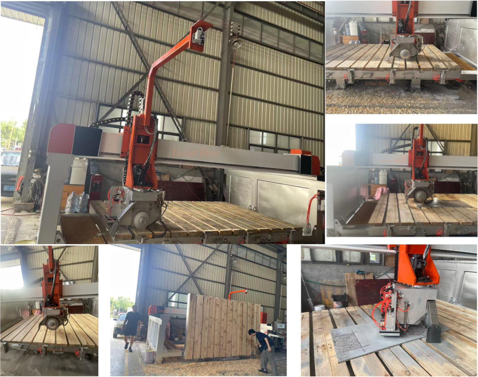 4 Axis CNC Bridge Saw Machine 4 Axis CNC Bridge Saw Machine