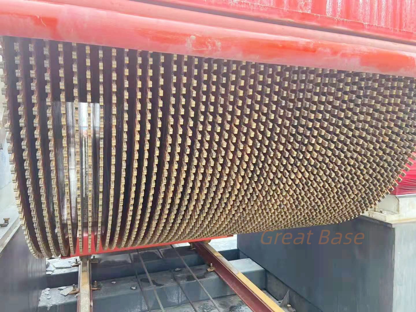 GreatBase GBLY-1200 Kerbstone Processing Line