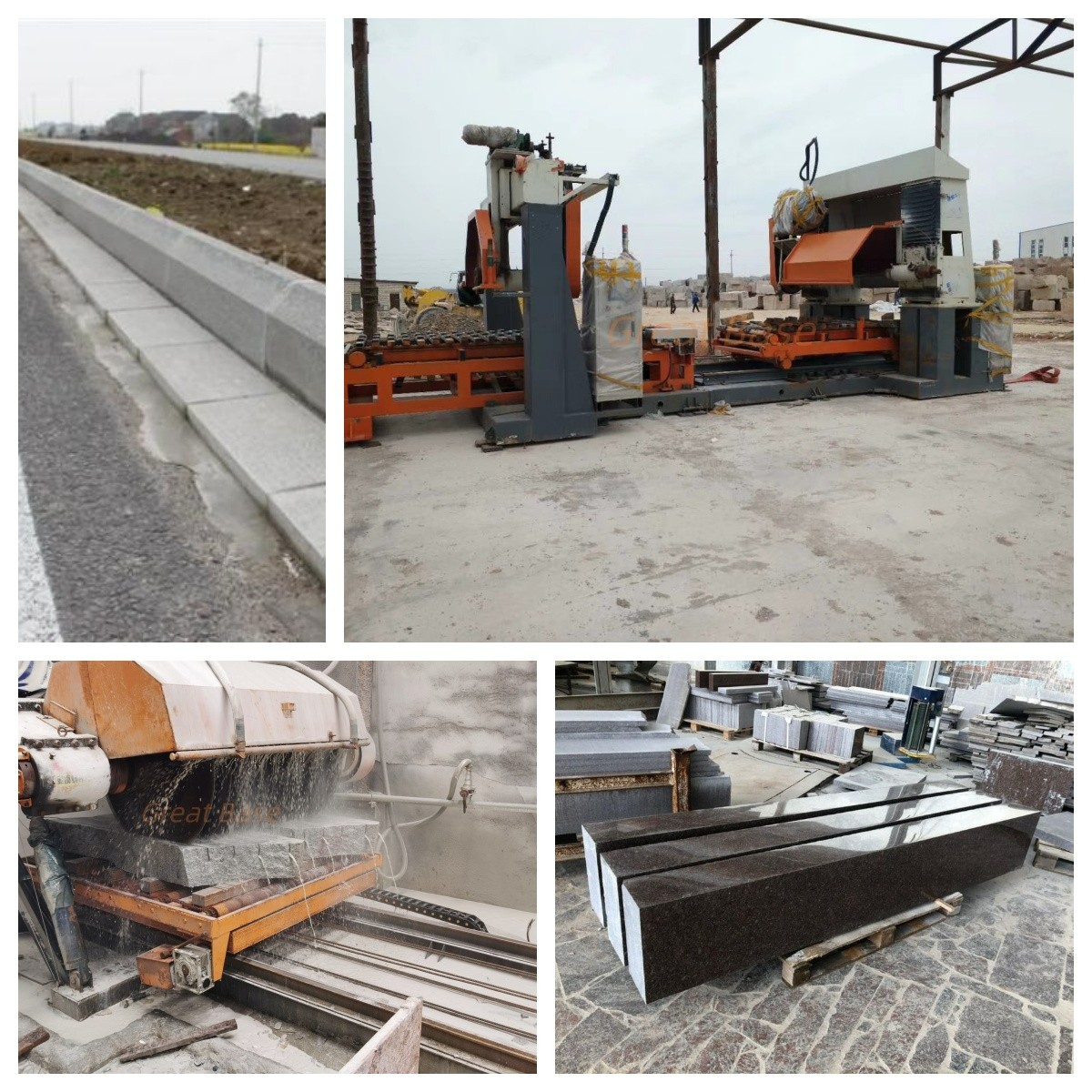 kerbstone-processing-line