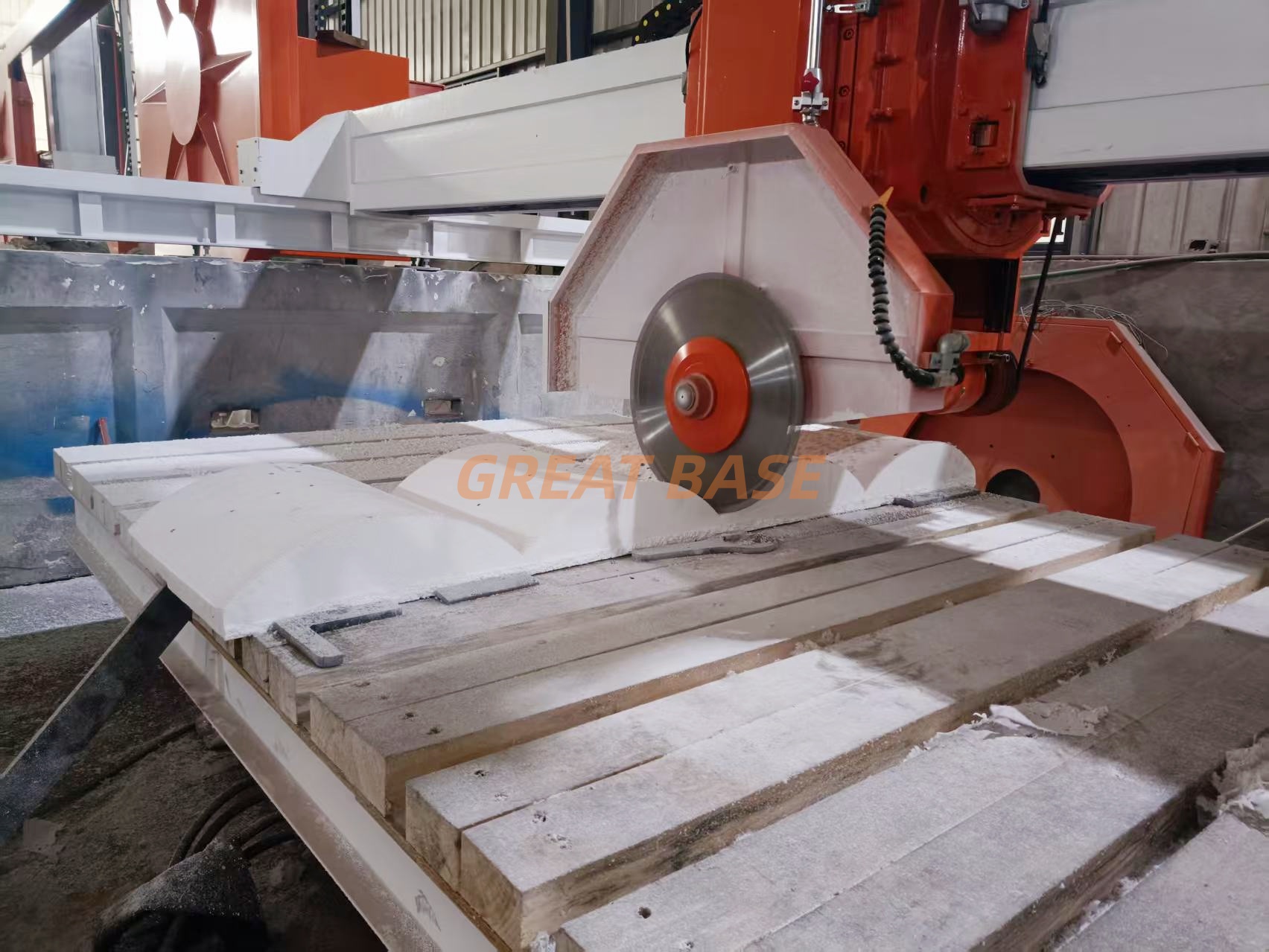 GreatBase GBHW-900T Automatic 4axis Bridge Saw