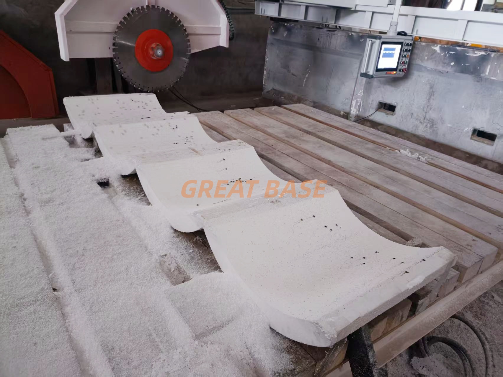 GreatBase GBHW-900T Automatic 4axis Bridge Saw