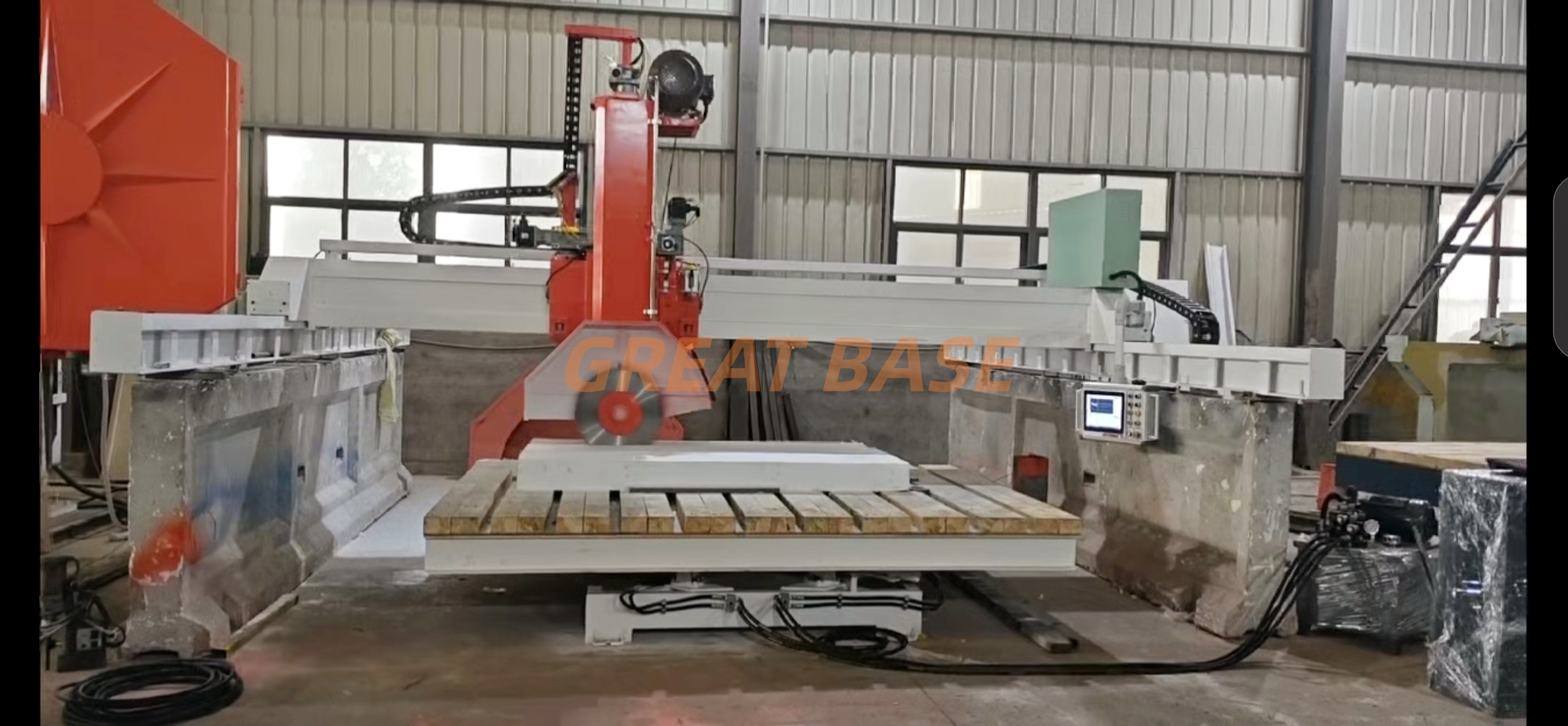 GreatBase GBHW-900T Automatic 4axis Bridge Saw
