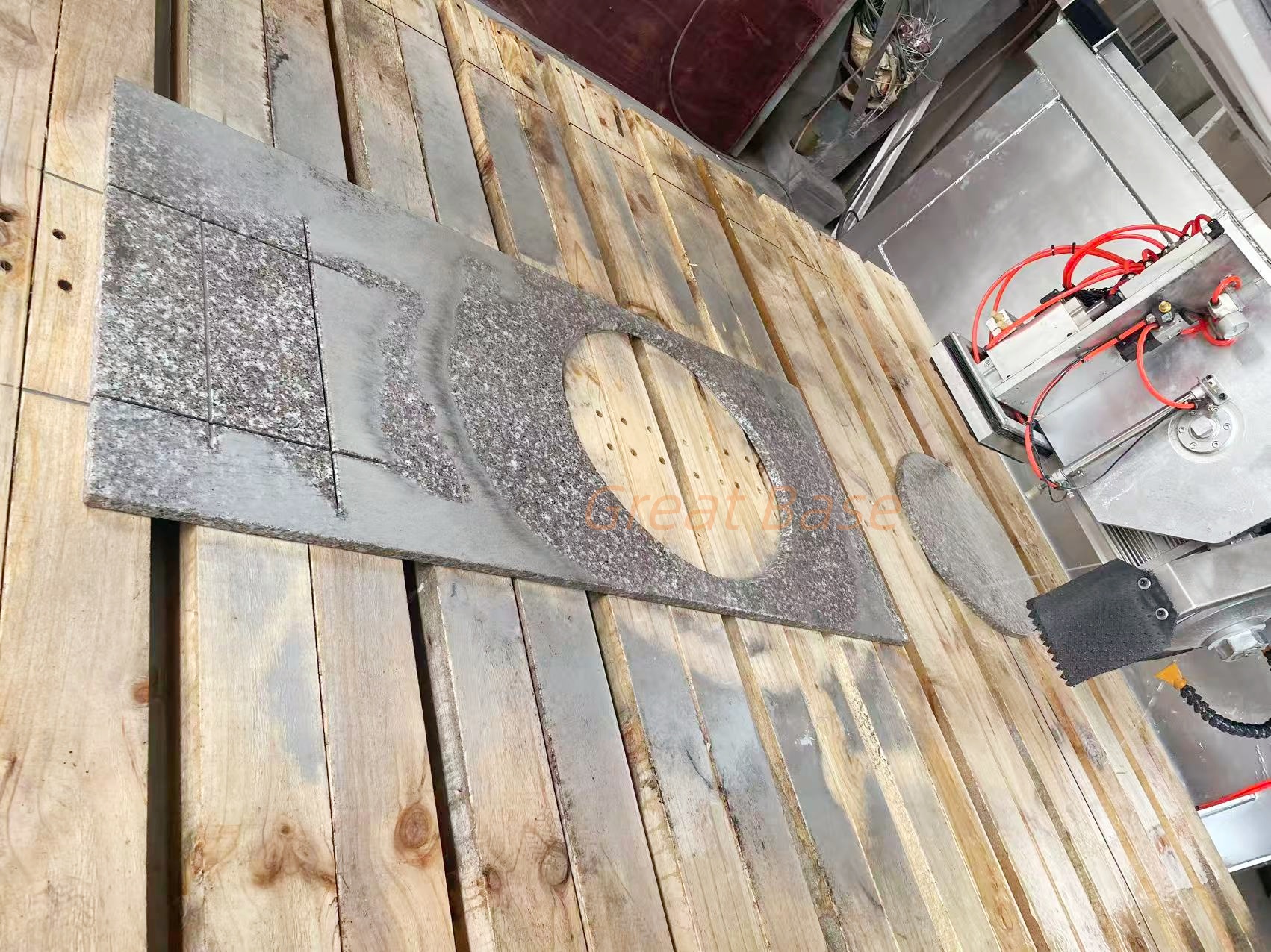 Great Base GBHW 4 Axis CNC Bridge Cutting Machine